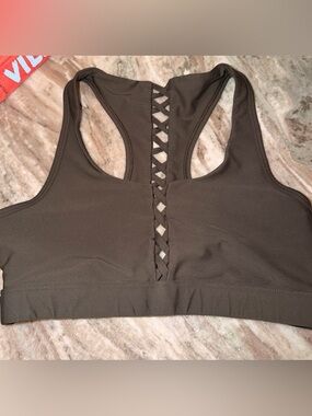 Soul Cycle Army Green Sports Bra